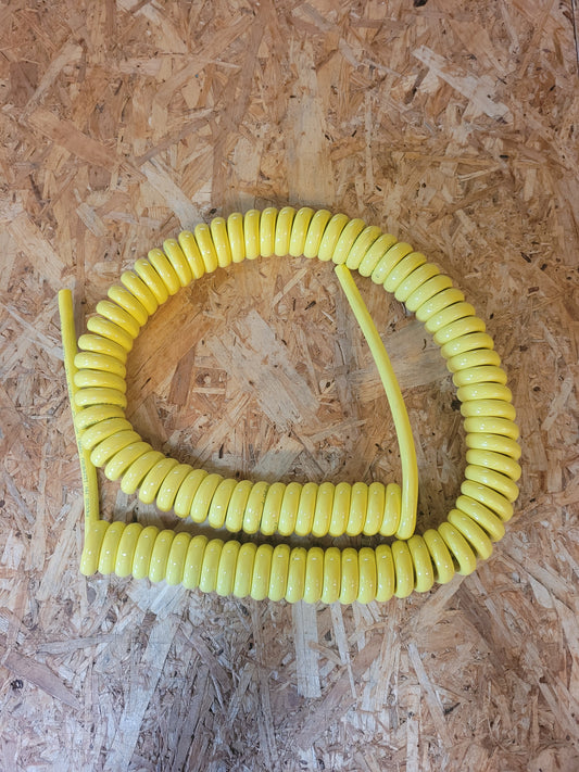 3 Core 2.5sqmm Coiled Yellow PUR Power Cable