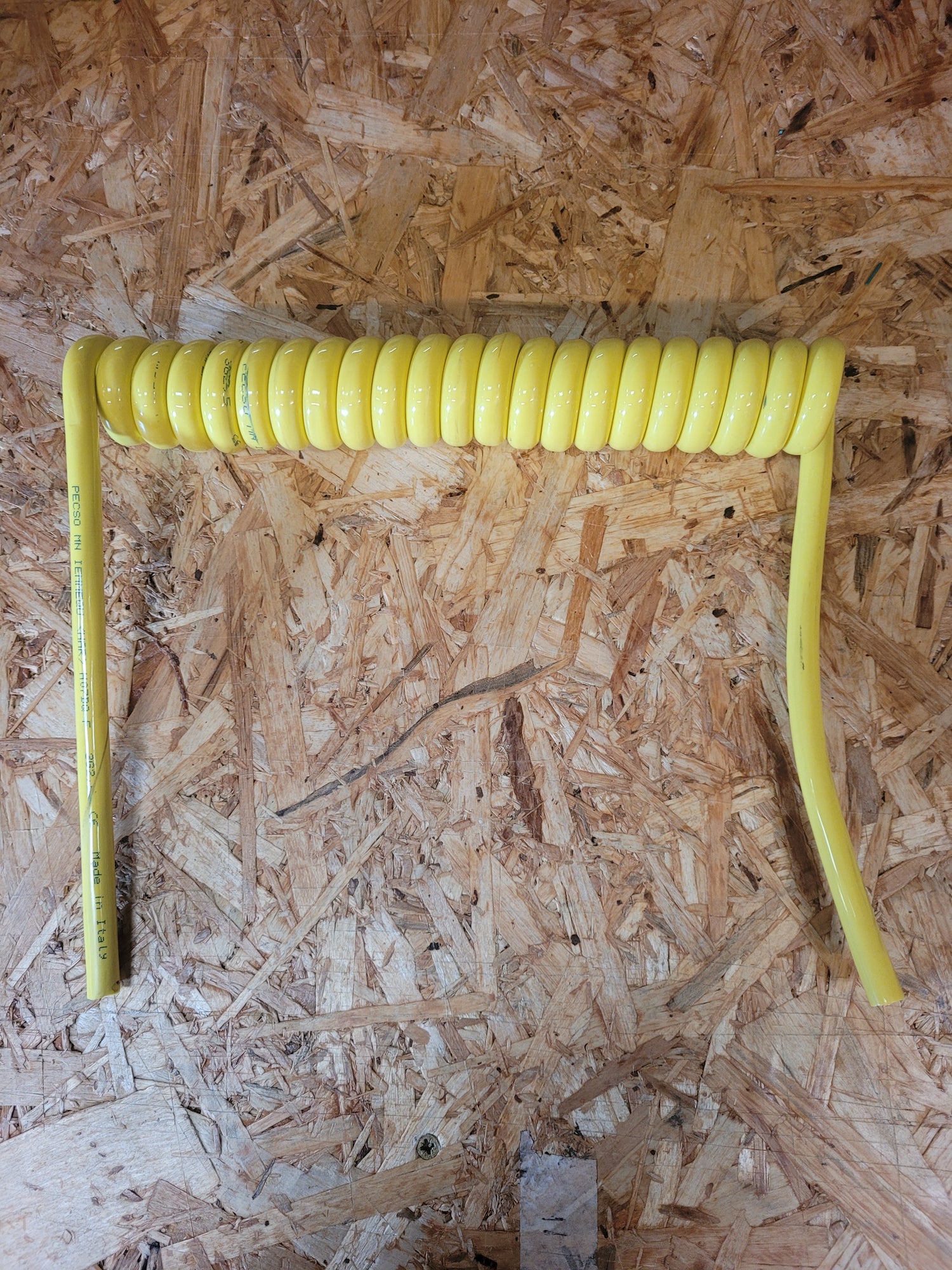 3 Core 2.5sqmm Coiled Yellow PUR Power Cable