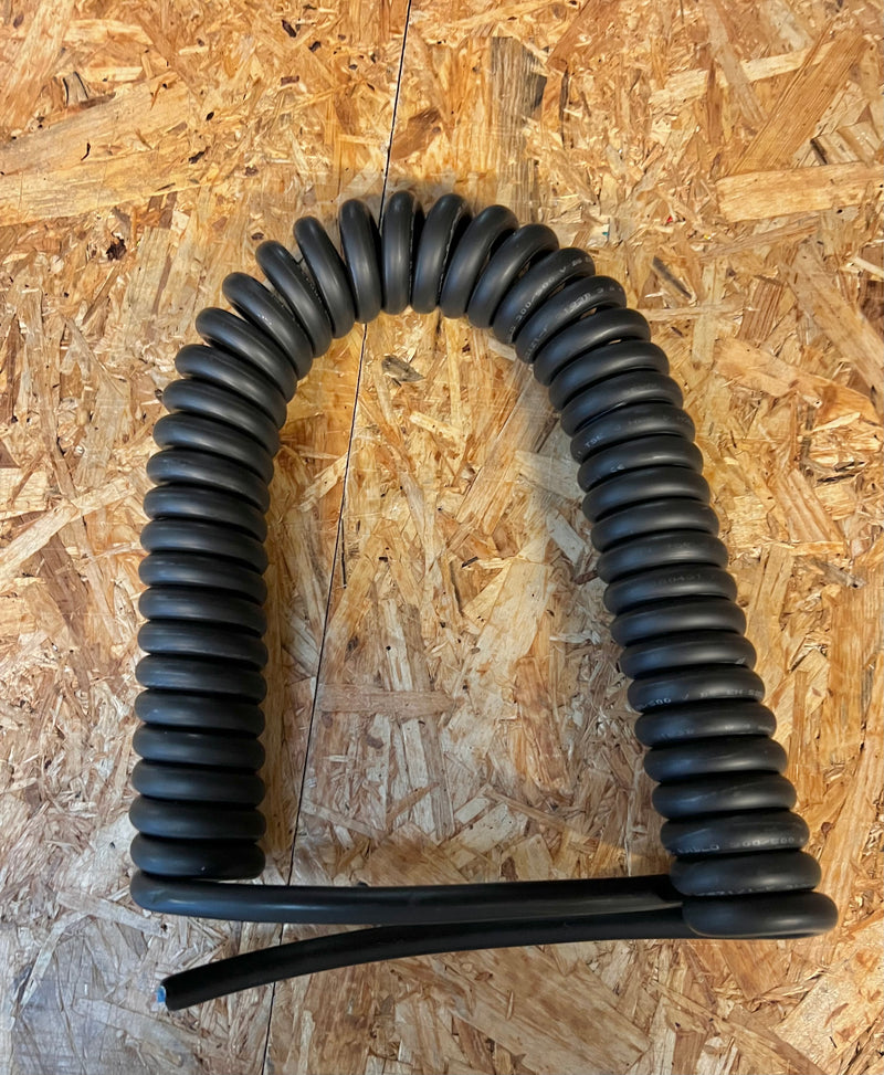 3 Core 4sqmm Black Coiled Power LSZH Cable