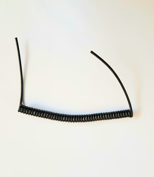 6 Core 26awg (0.14sqmm) Coiled Black PUR Data Control Cable