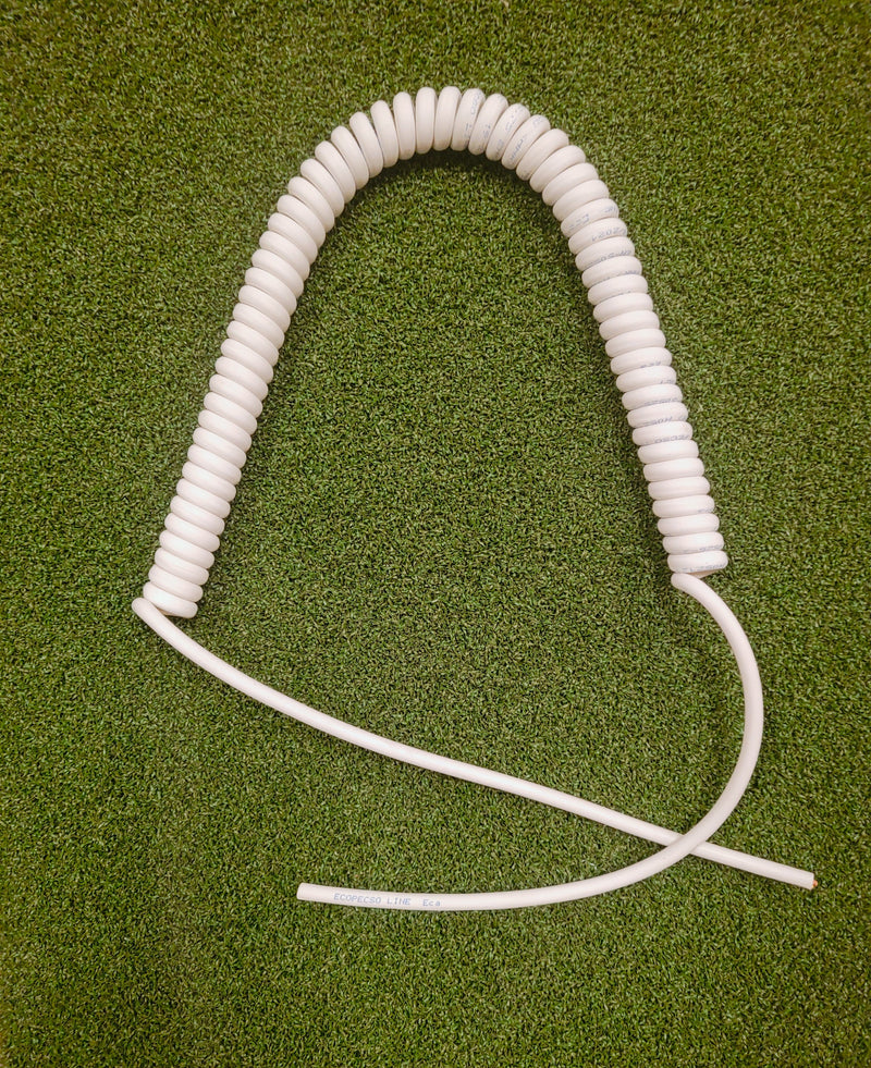 4 Core 0.75sqmm White LSZH Coiled Cable