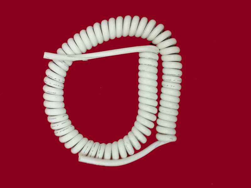 4 core 2.5sqmm, COILED WHITE LSZH POWER CABLE