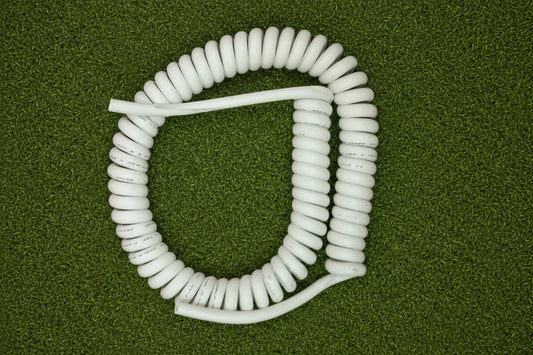 5 Core 0.75sqmm White Coiled LSZH Power Cable