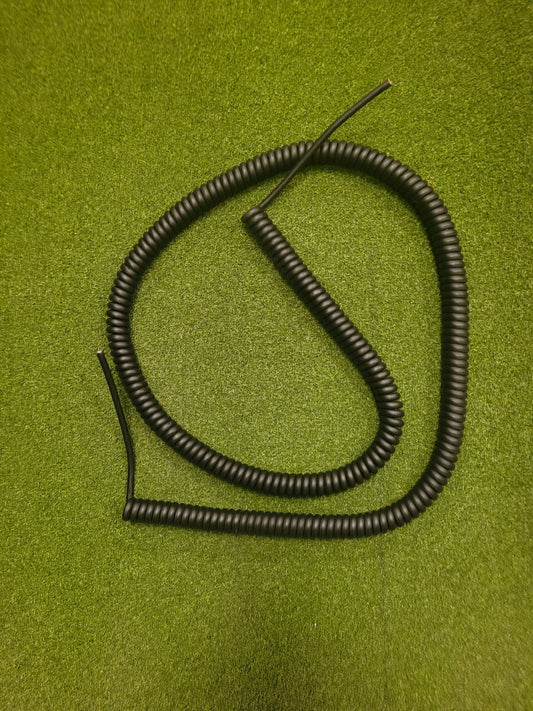 5 Core 0.5sqmm, Coiled Black PUR Data/Power Cable