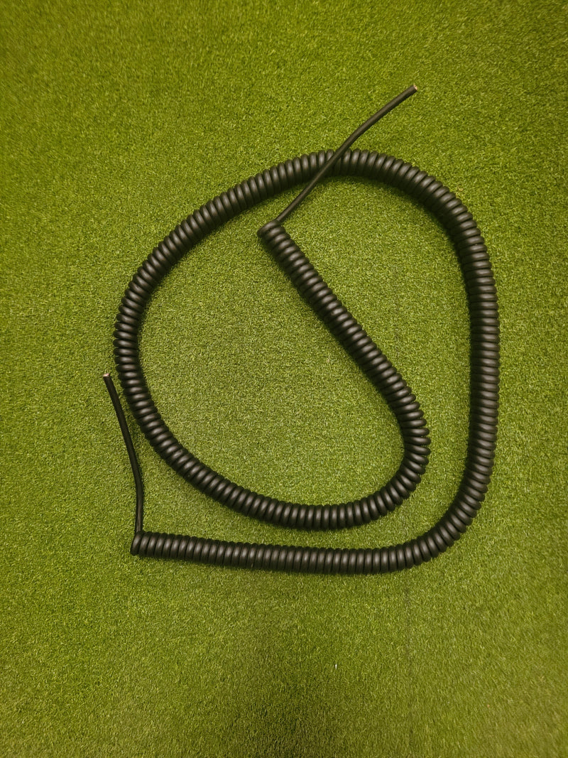 5 Core 0.5sqmm, Coiled Black PUR Data/Power Cable