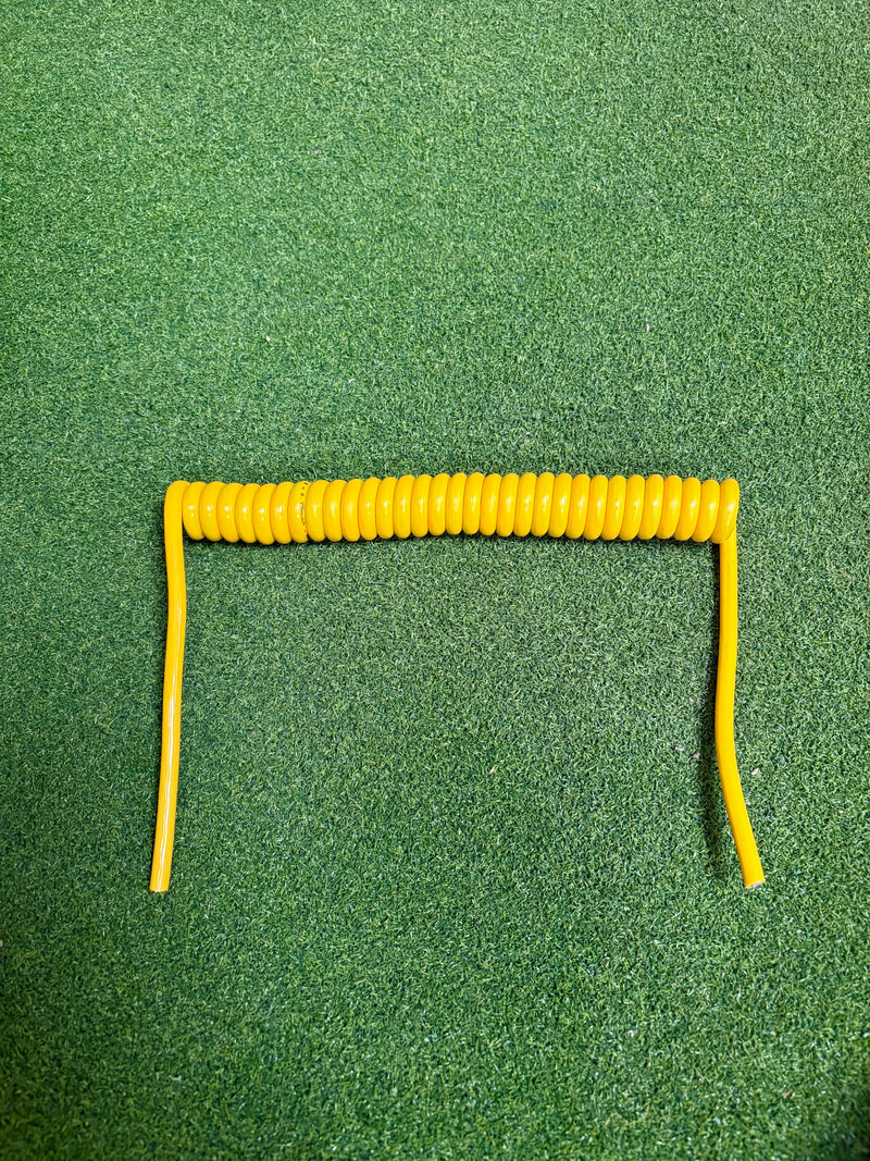 5 Core 0.75sqmm Yellow PUR Coiled Cable