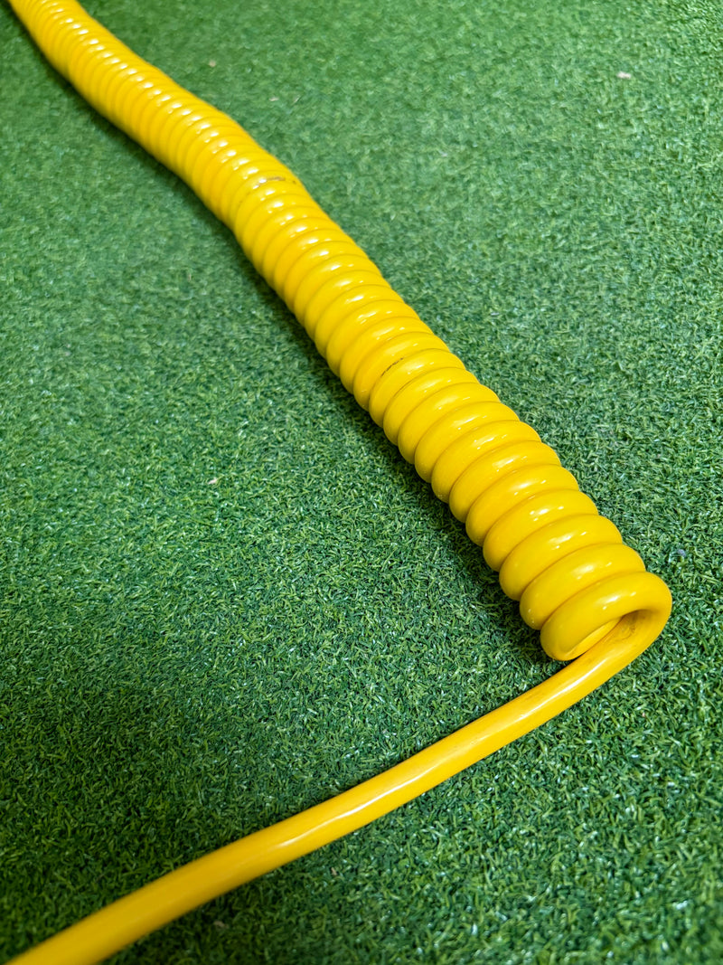 5 Core 0.75sqmm Yellow PUR Coiled Cable