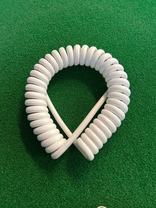 5 Core 2.5sqmm Coiled LSZH White Power Cable