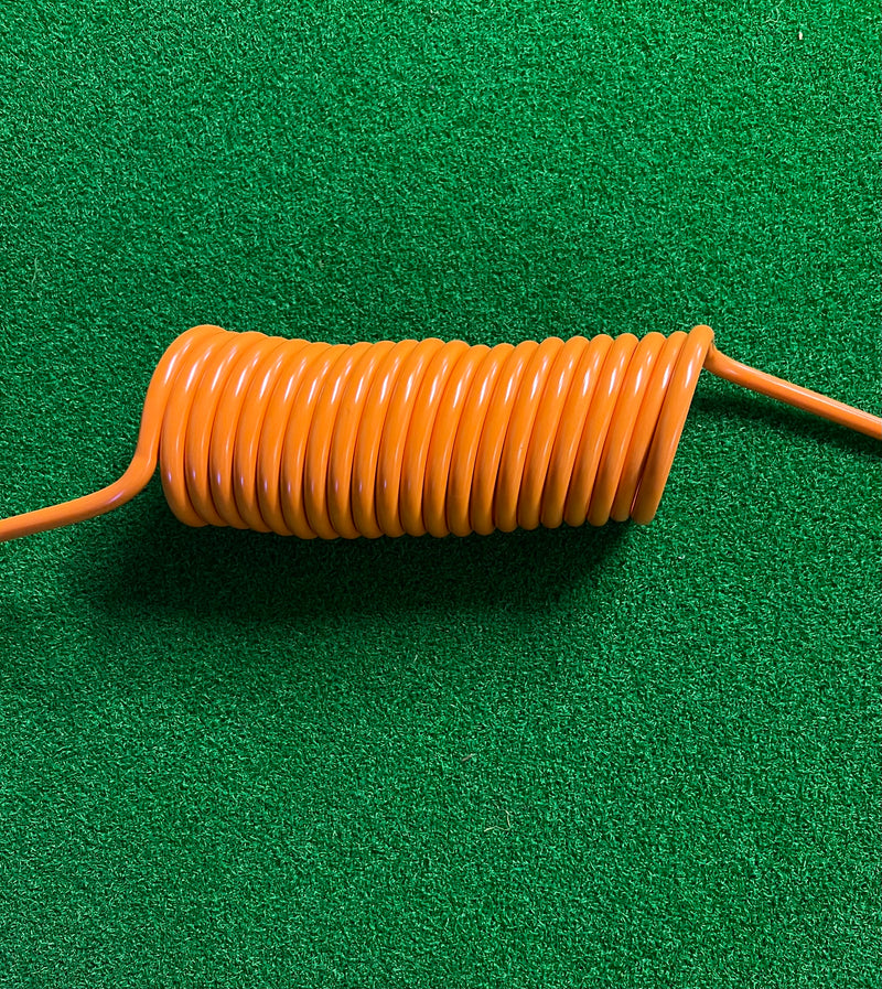 Orange 3 Core 1.5sqmm Hytrel Coiled Cable