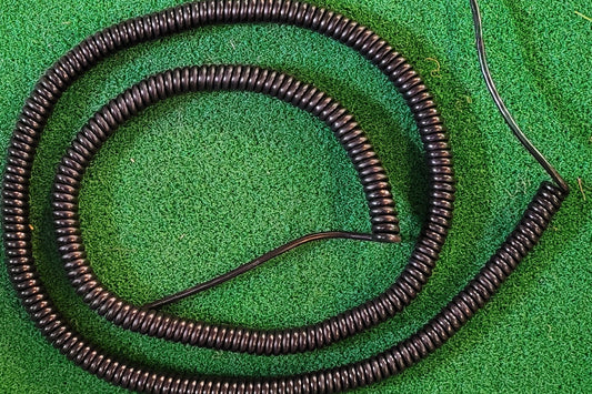 6 Core 26awg (0.14sqmm) Coiled Black PUR Data Control Cable