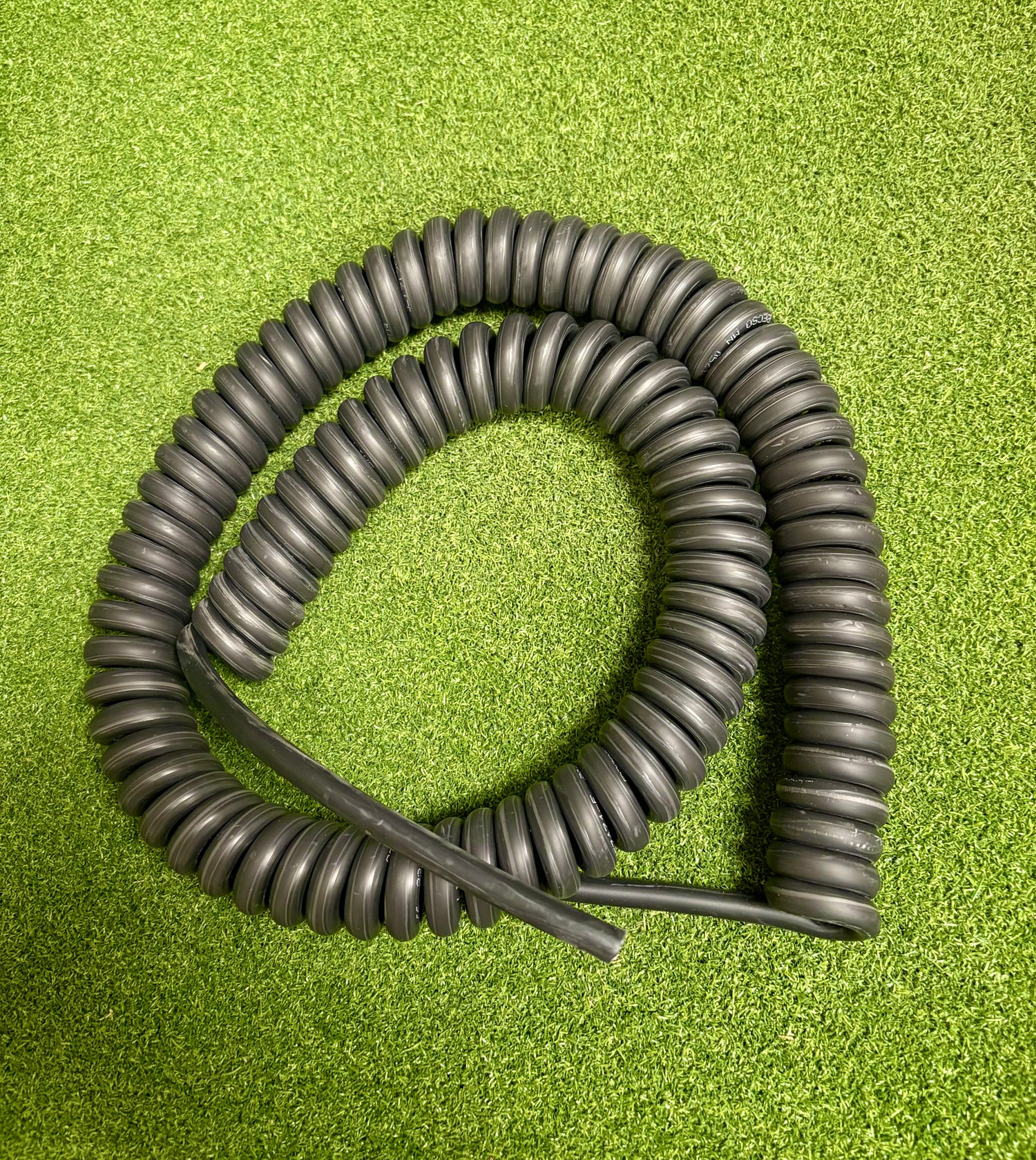 7 Core 1sqmm Coiled Black LSZH Cable