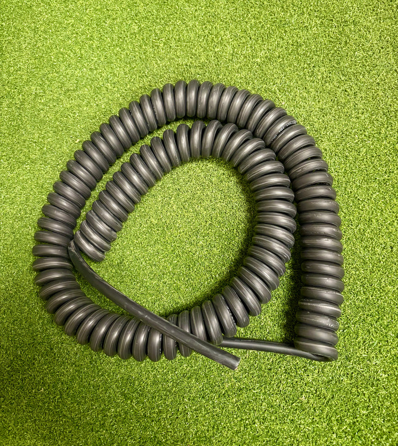 7 Core 1sqmm Coiled Black LSZH Cable