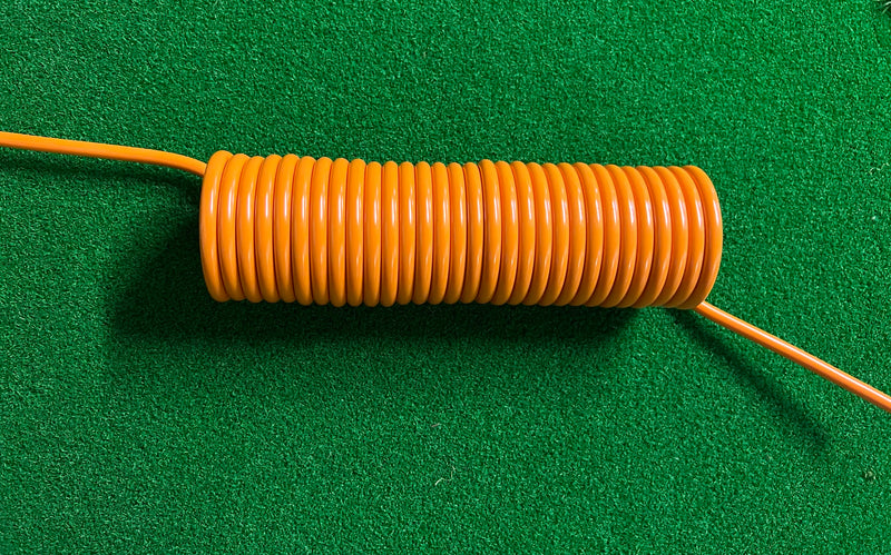 Orange 3 Core 1.5sqmm Hytrel Coiled Cable