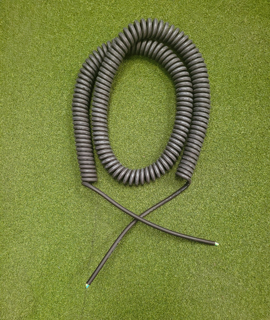 8 Core, 0.5sqmm Black Coiled LSZH Power/ Data Cable