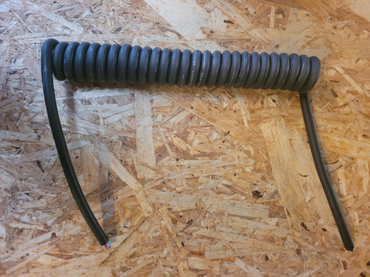 12 Core 0.5sqmm Black Coiled LSZH Data/ Power Cable