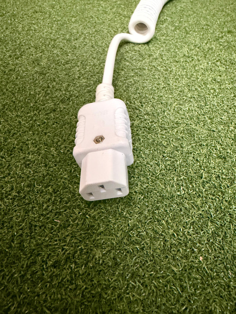 3 Core 1sqmm LSZH Kettle Lead, in White or Black