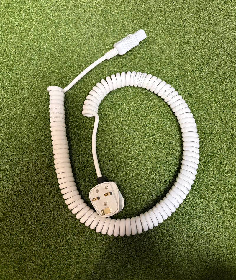 3 Core 1sqmm LSZH Kettle Lead, in White or Black
