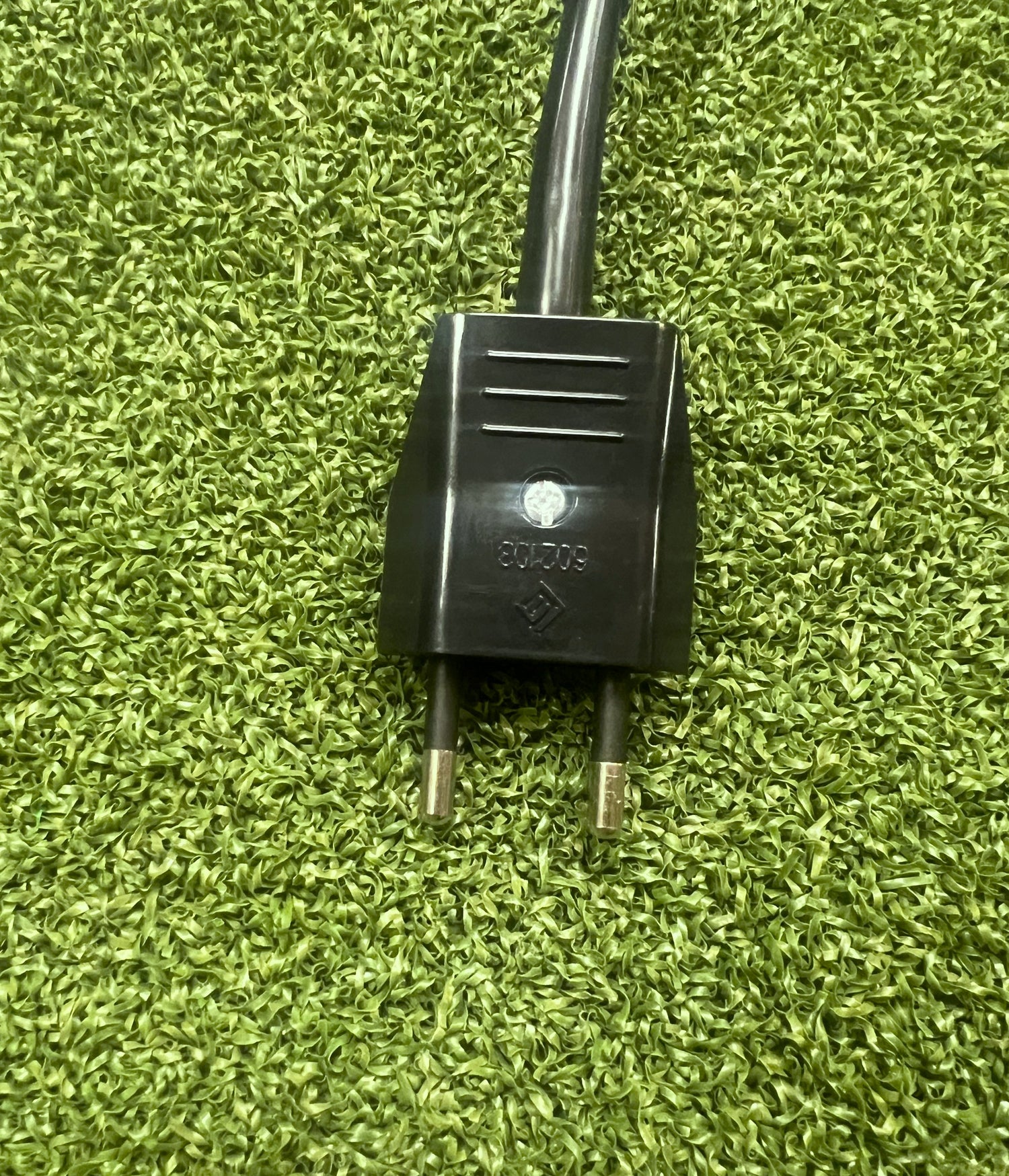 Black 10A 2-Pole European Plug
