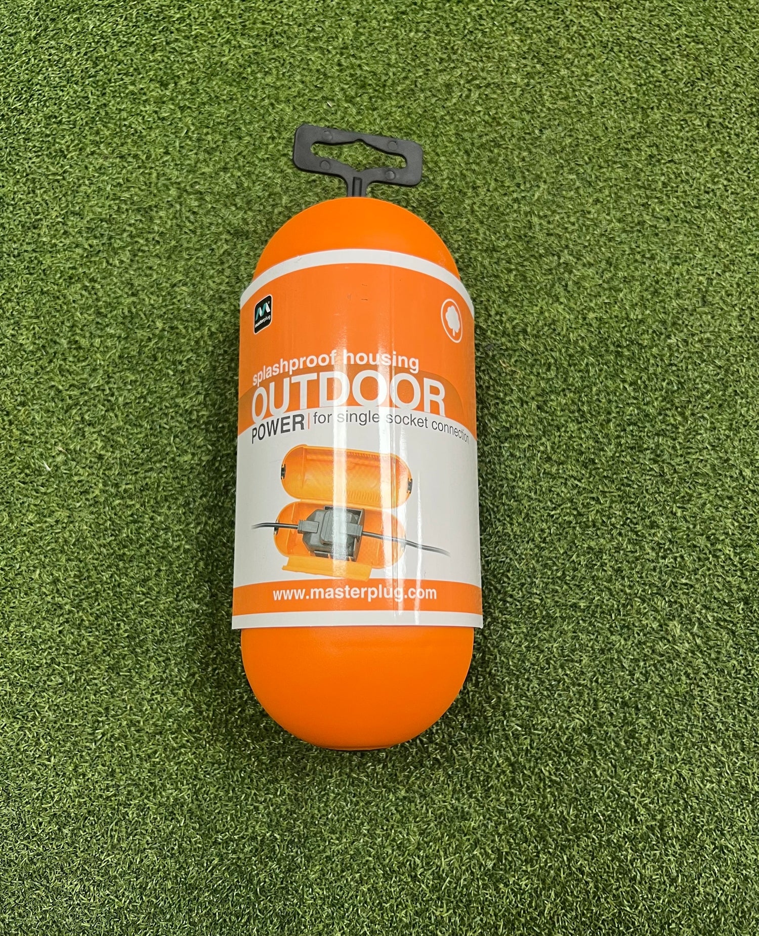 Orange Splashproof Plug and Socket Cover