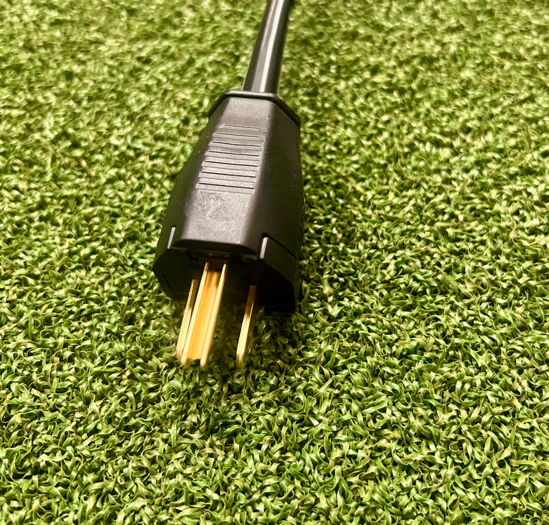 Black 3 Pin American Plug