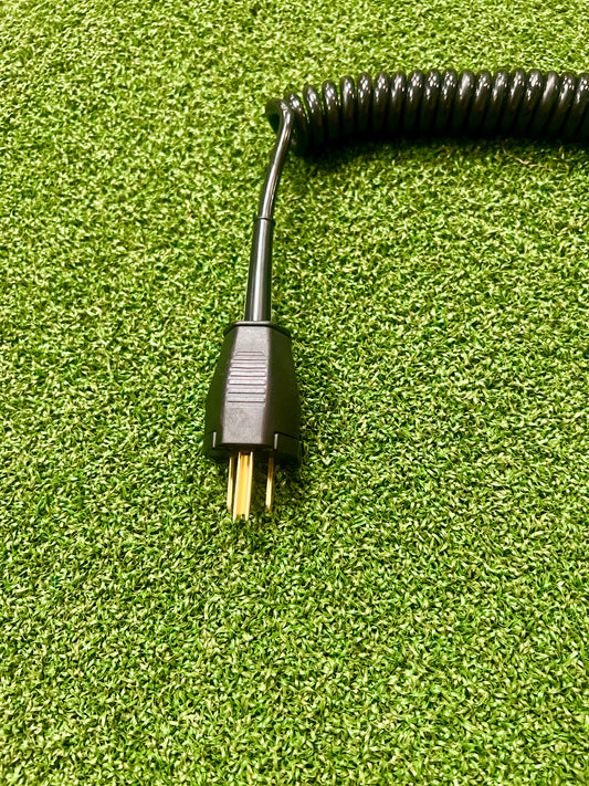 Black 3 Pin American Plug