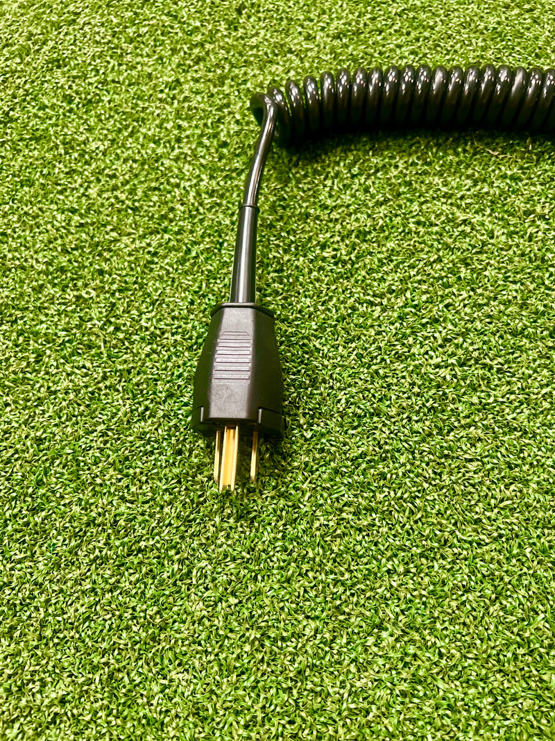 Black 3 Pin American Plug