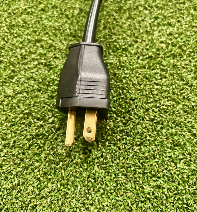 Black 3 Pin American Plug